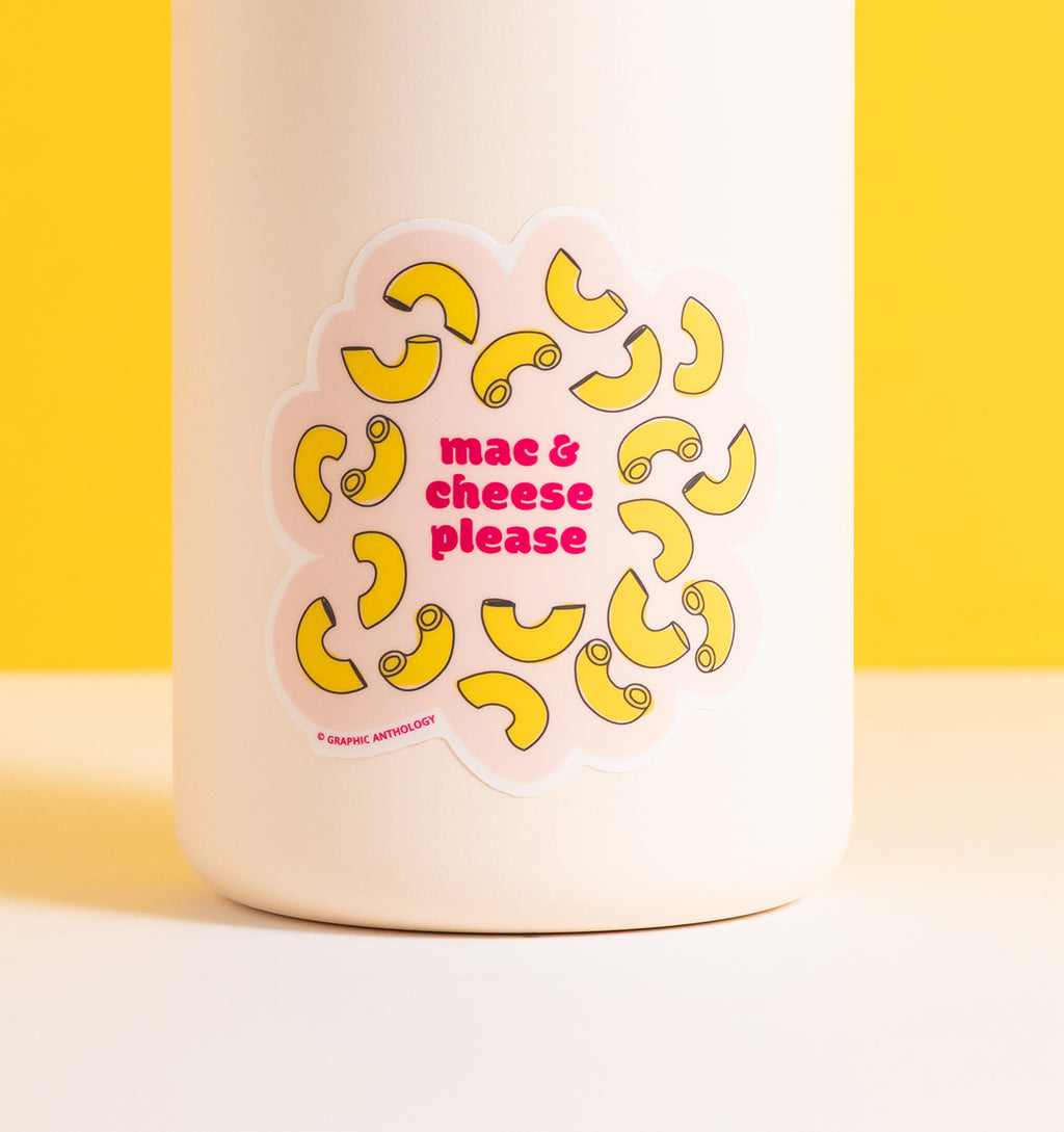 Mac & Cheese Please sticker