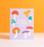 Magical Mushrooms birthday card