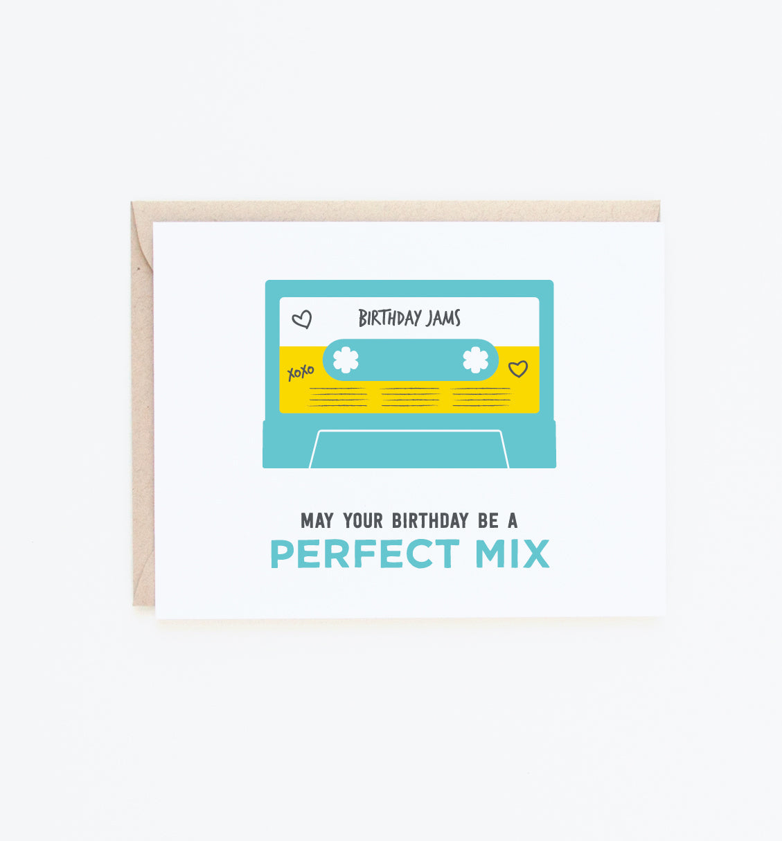 Mix Tape birthday greeting card