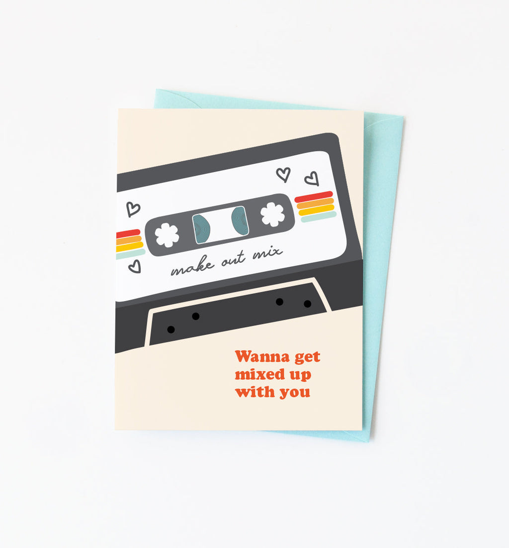 Mixed Up love greeting card
