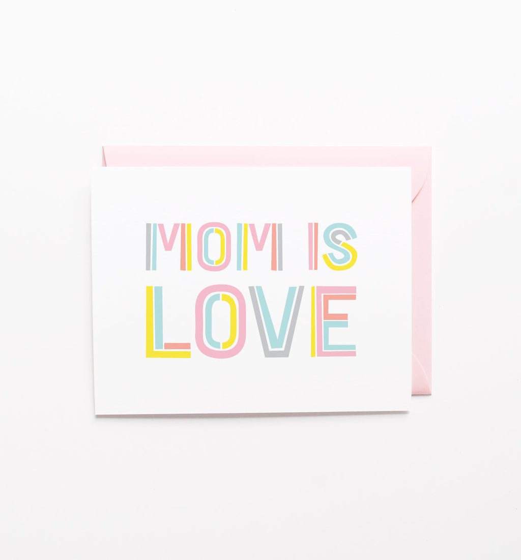 Mom is Love Mother's Day card