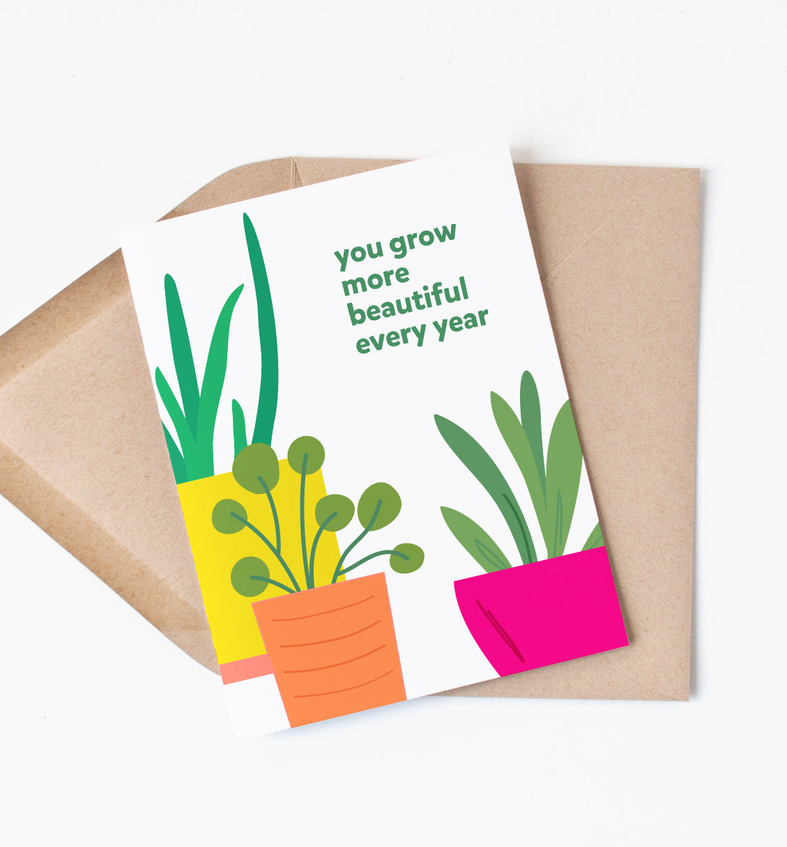 More Beautiful birthday greeting card