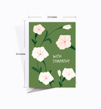 Morning Glory Sympathy Enclosure Card