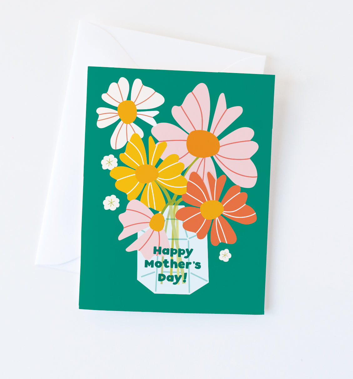 Mother's Day bouquet card