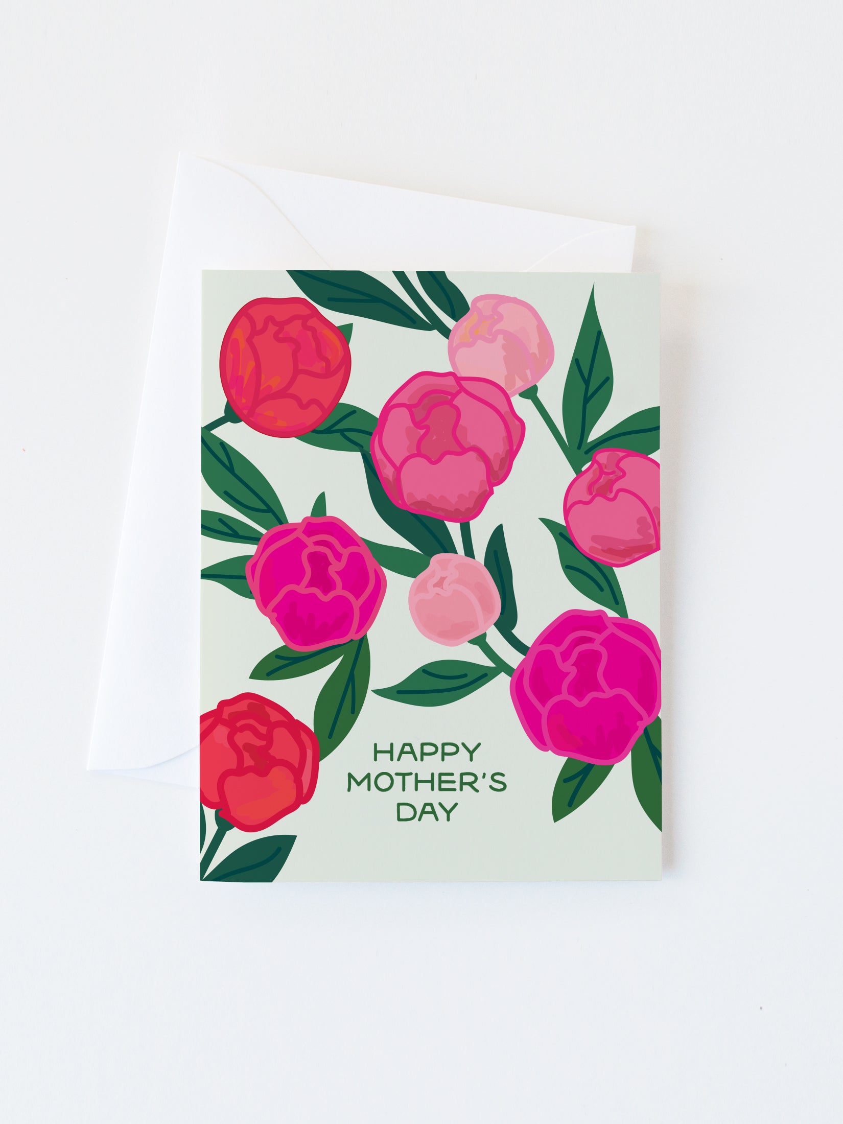 Peony Mother's Day Card