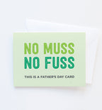No Fuss Father's Day card