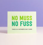 No Fuss Father's Day card