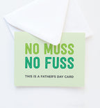 No Fuss Father's Day card