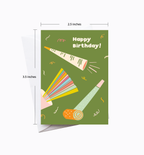 Noisemaker Birthday Enclosure Card