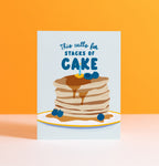 Pancake Stack Birthday Card