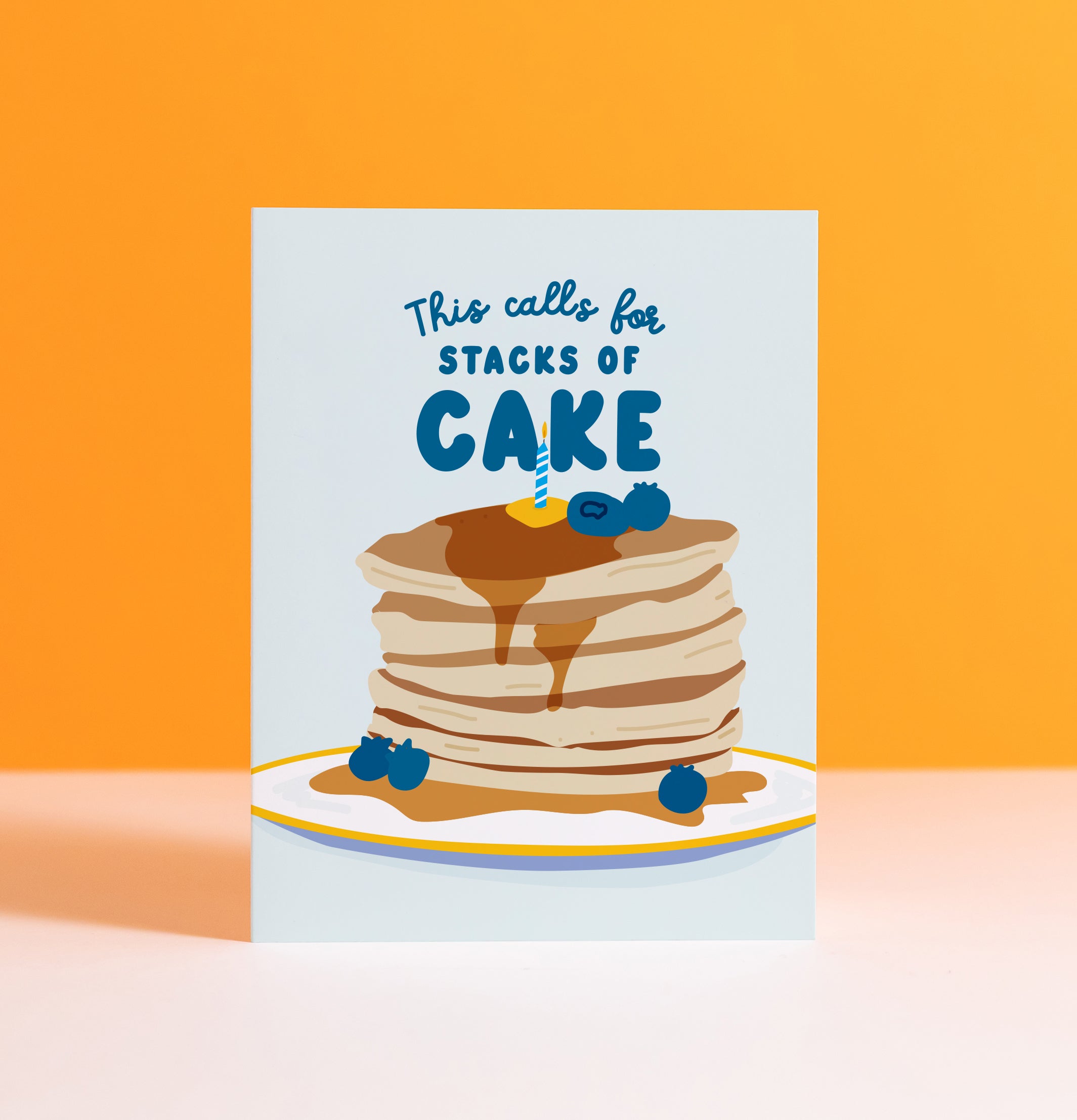 Pancake Stack Birthday Card