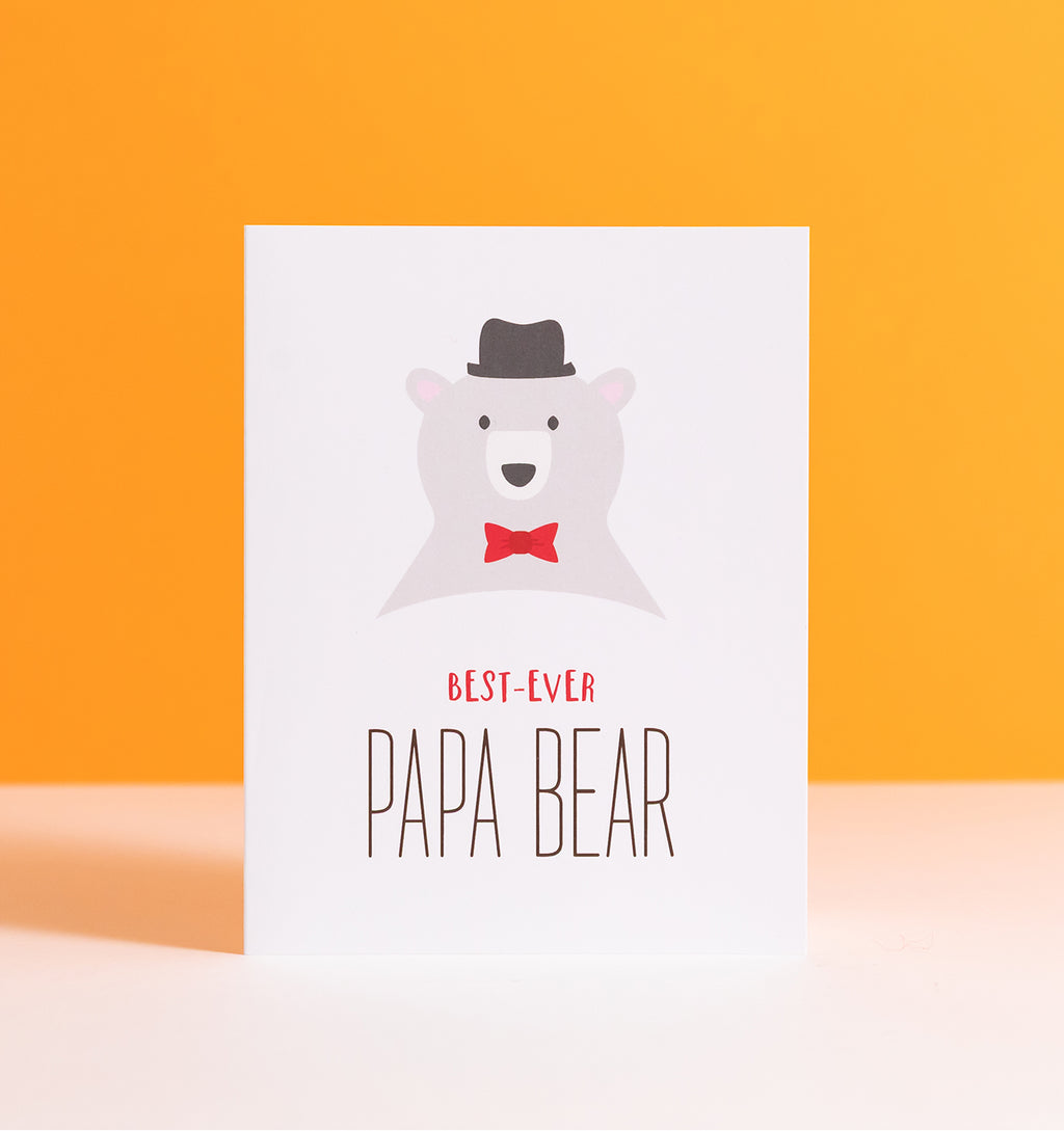 Papa Bear Father's Day card
