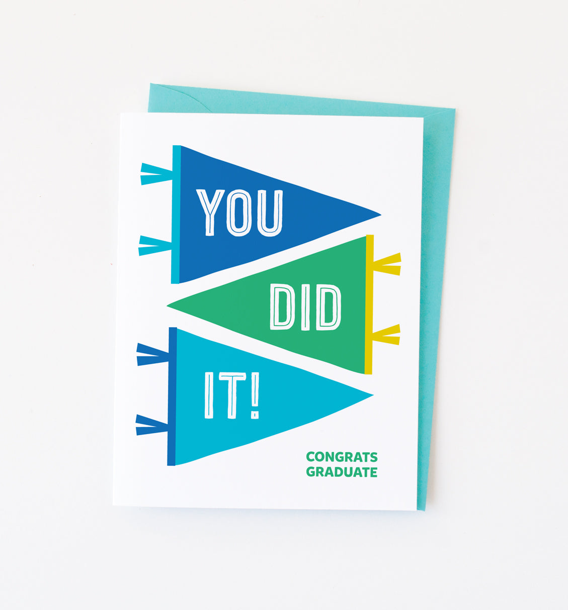 Pennants graduation card