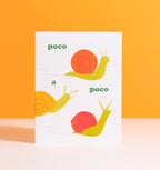 Poco a Poco Spanish encouragement card