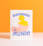 Bienvenido al Mundo Spanish baby card