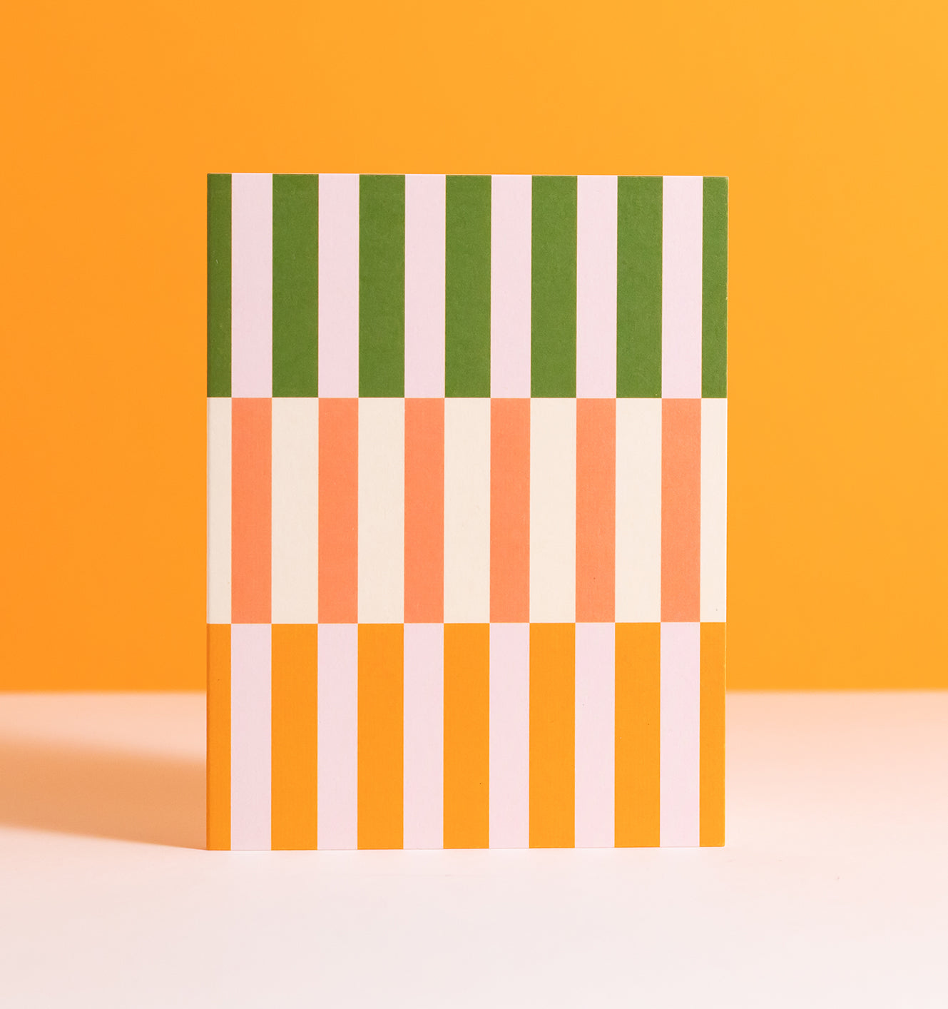 Portofino striped notecard