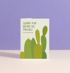 Cactus Apology Enclosure Card