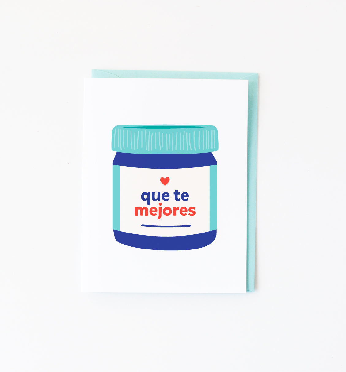Que Te Mejores Spanish get well card