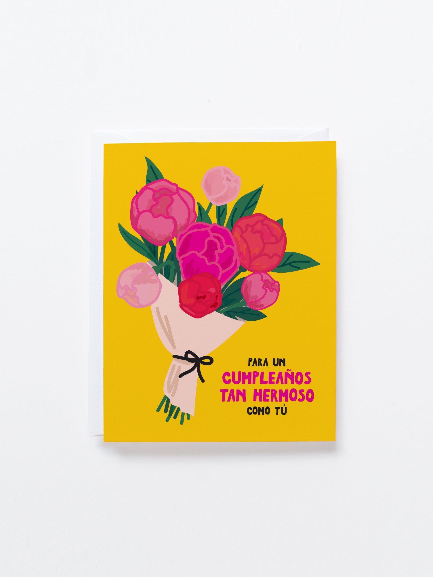 Ramo de Cumpleaños Spanish birthday card