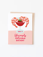 Shrimply Delicious Birthday Card