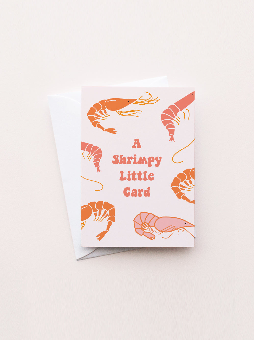 A Shrimpy Note mini card