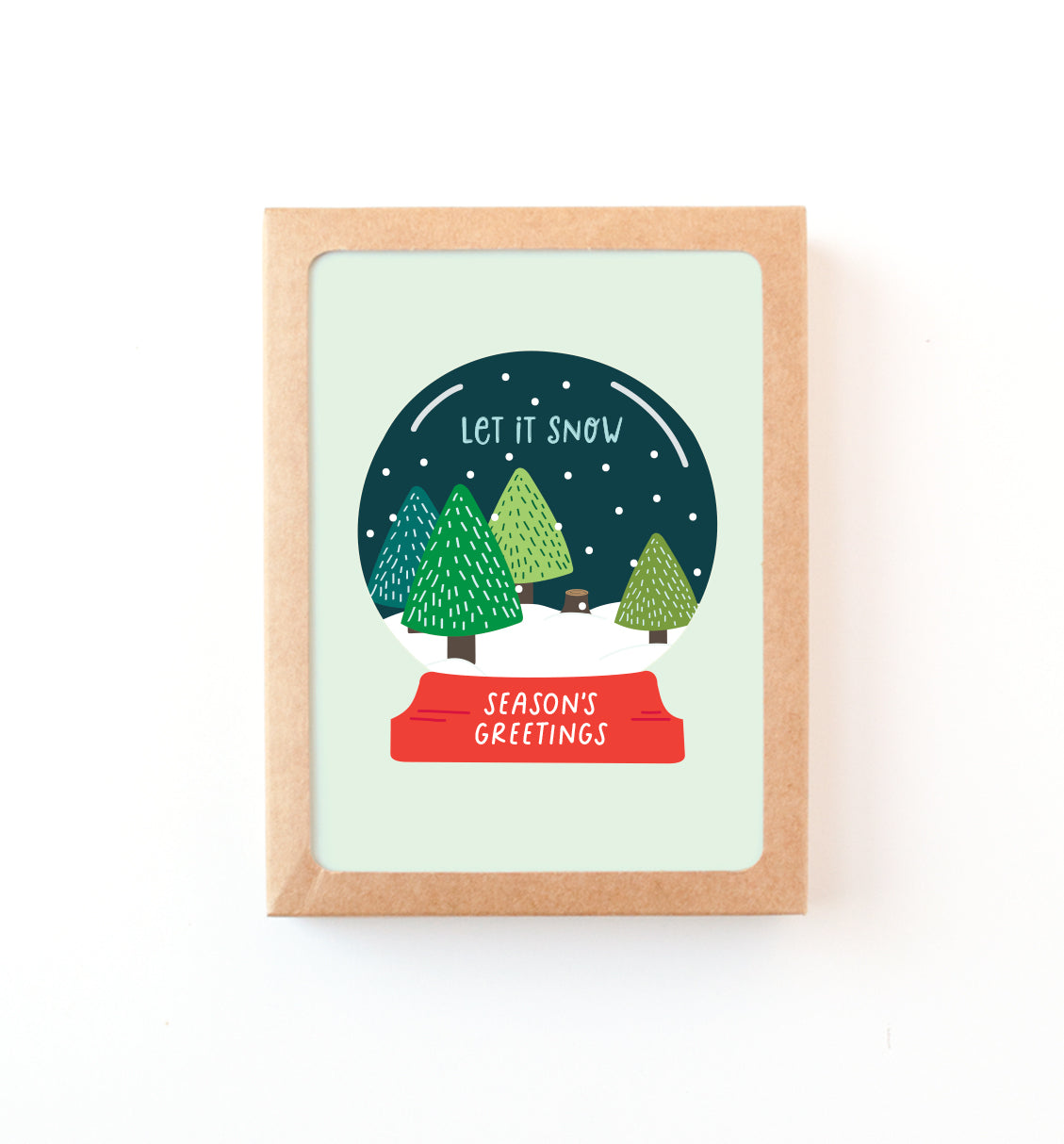 Winter Snow Globe - box set