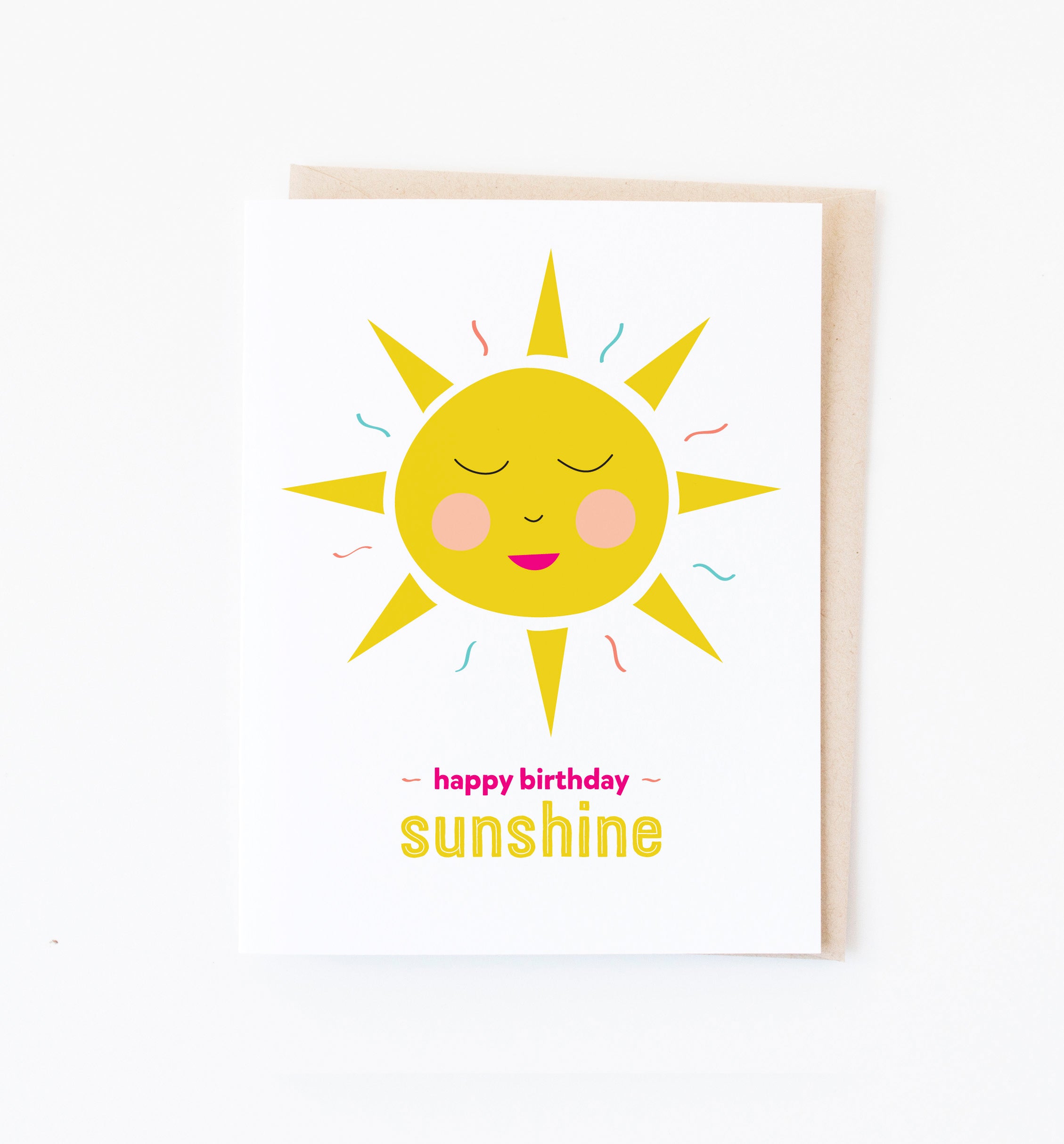 Birthday Sunshine greeting card