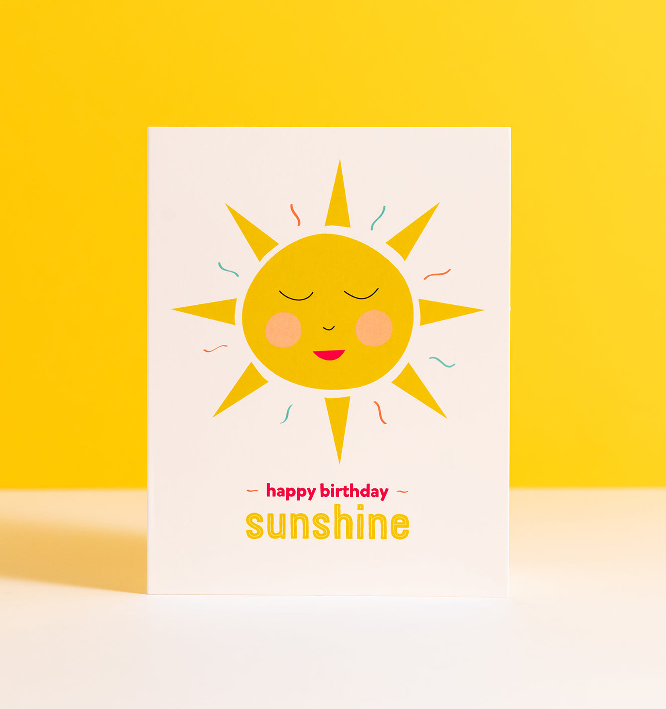 Birthday Sunshine greeting card