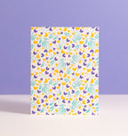 Tiptoe Through the Tulips blank notecard