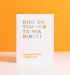 Trivia Night graduation card