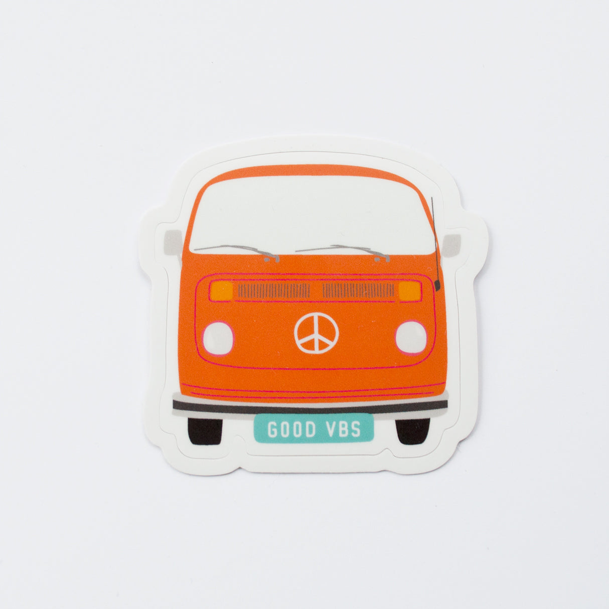 Retro Hippie Bus vinyl sticker