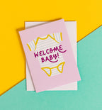 Onesie baby mini card
