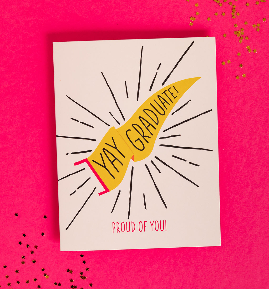 Yay Graduate greeting card