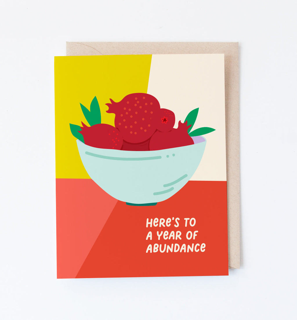Year of Abundance birthday greeting card