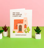 Adobe House housewarming card