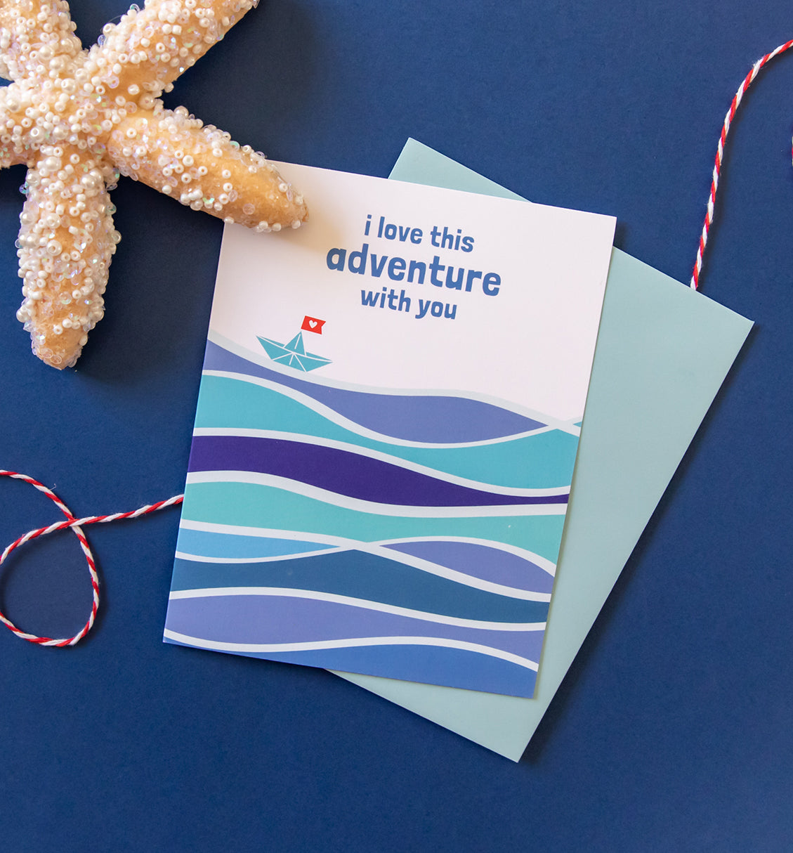 Adventure With You love & anniversary card