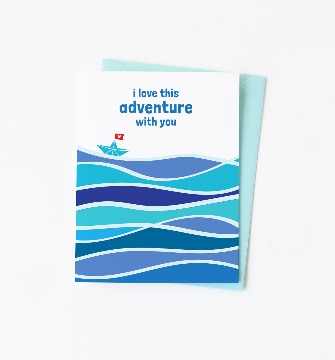 Adventure With You love & anniversary card