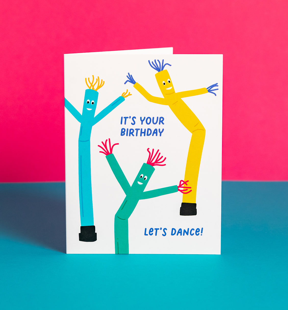 Inflatable Air Dancers birthday card