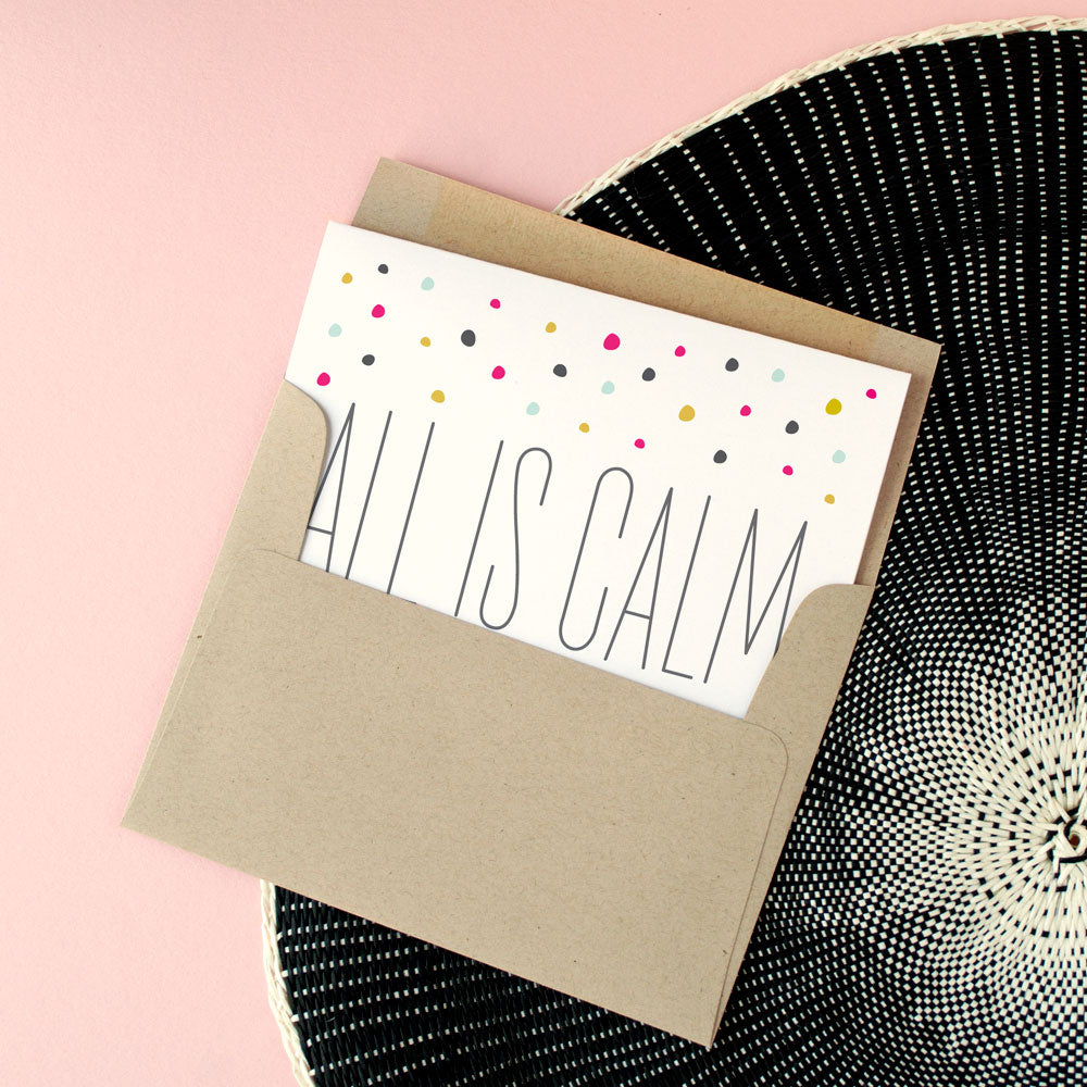 All is Bright holiday card