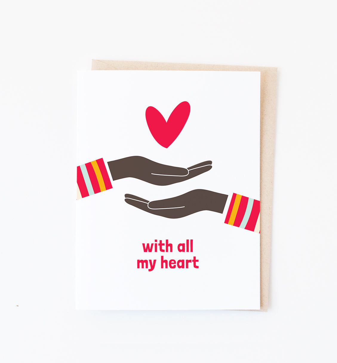 All My Heart thinking of you card