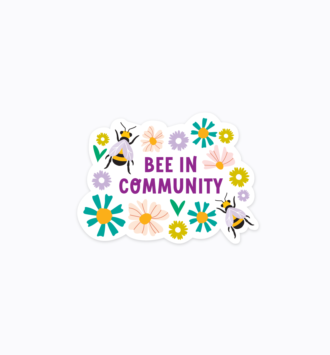 Bee In Community sticker