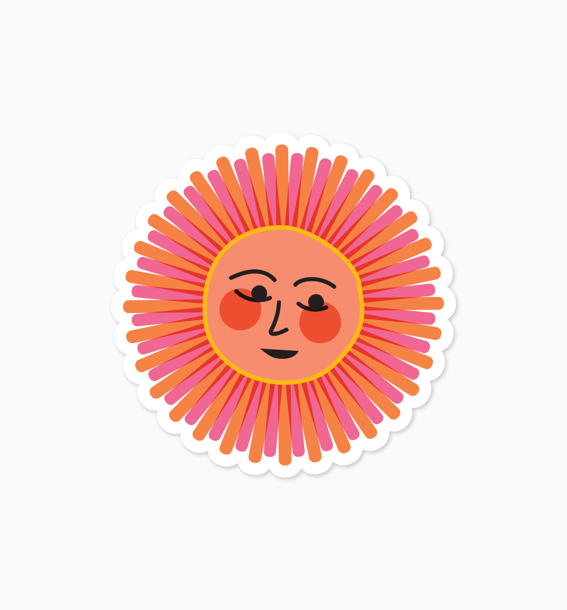 Benevolent Sun sticker