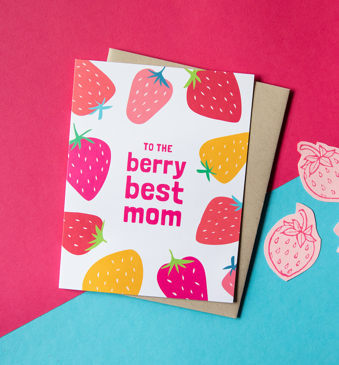 Berry Best Mom Mother's Day card
