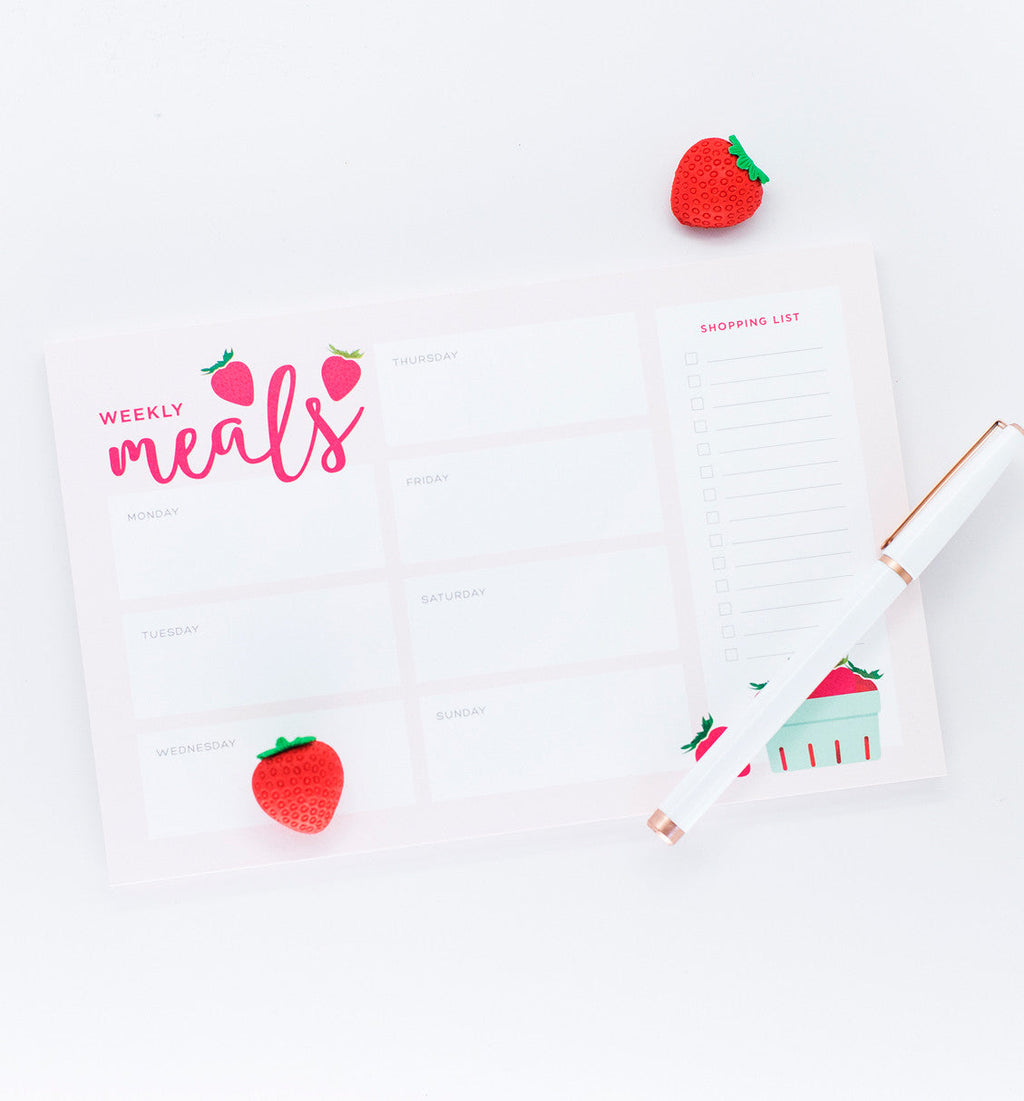 Strawberry Meal Planner