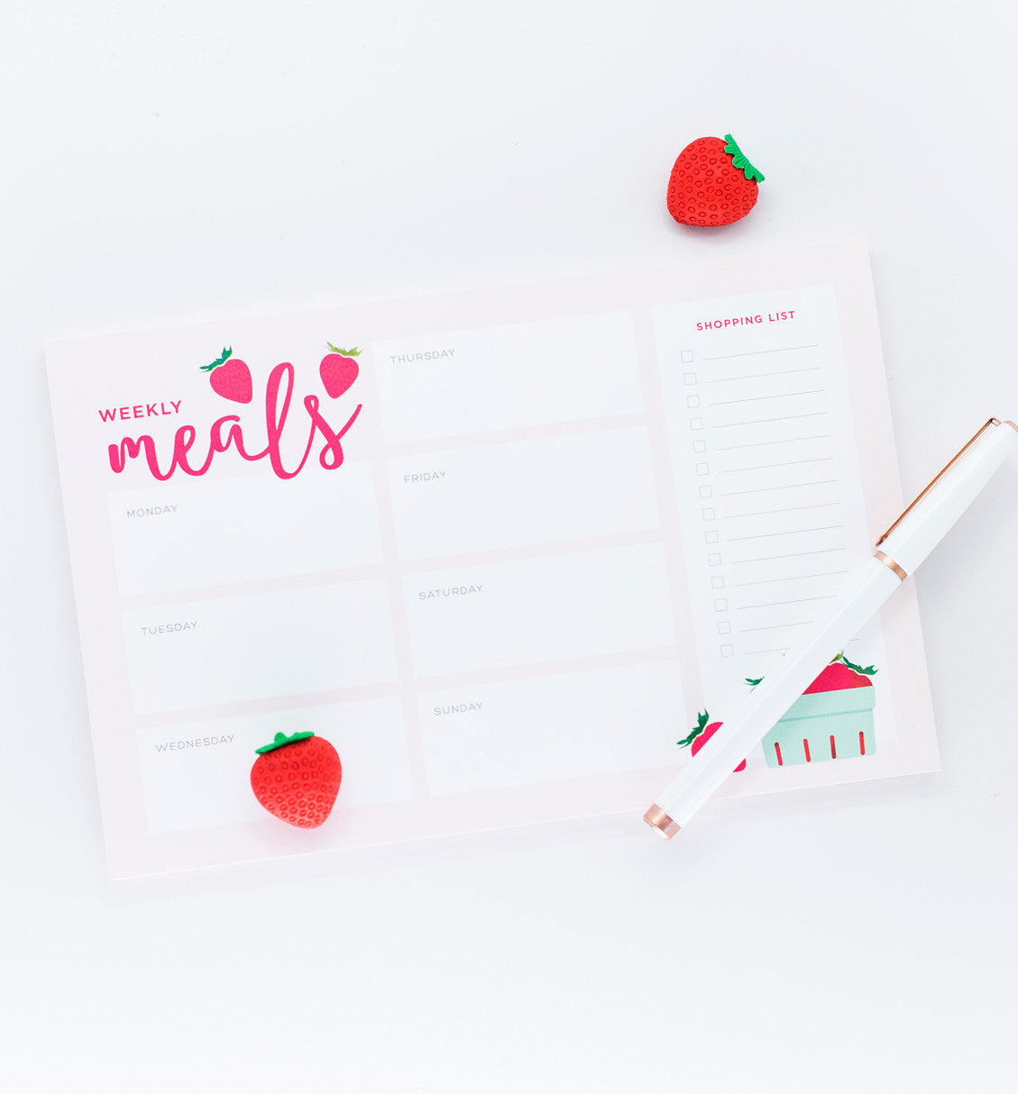 Strawberry Meal Planner