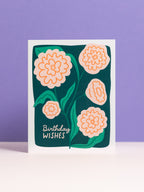 Big Blooms birthday card