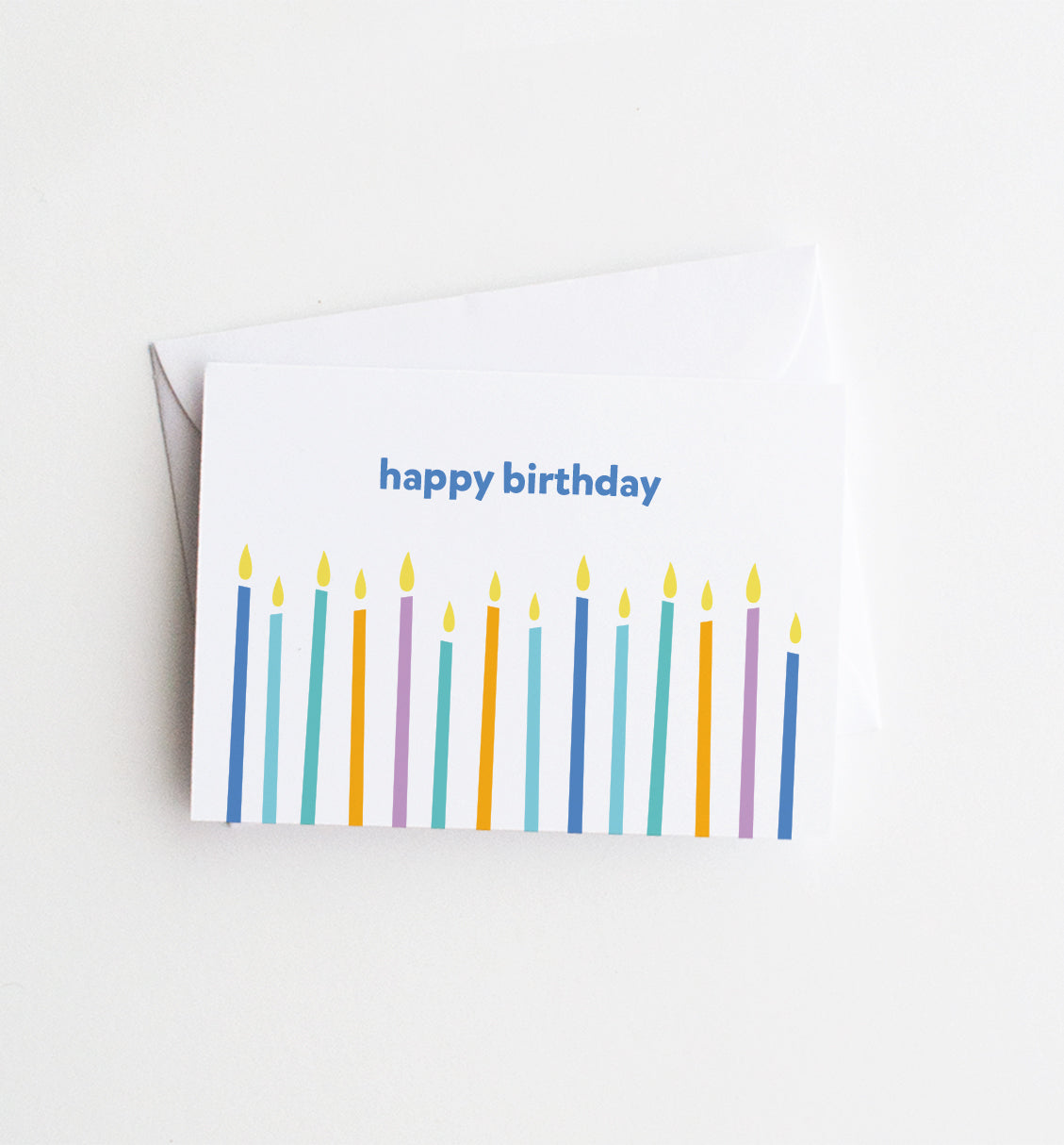 Birthday Candles mini card