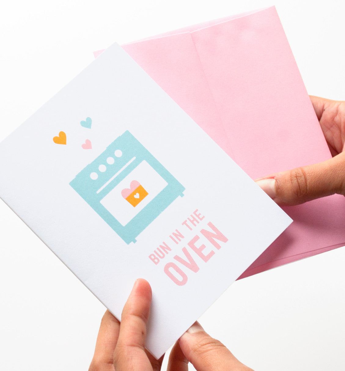 Bun in the Oven new baby card