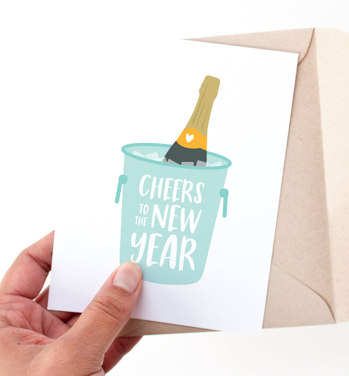 Cheers to the New Year card