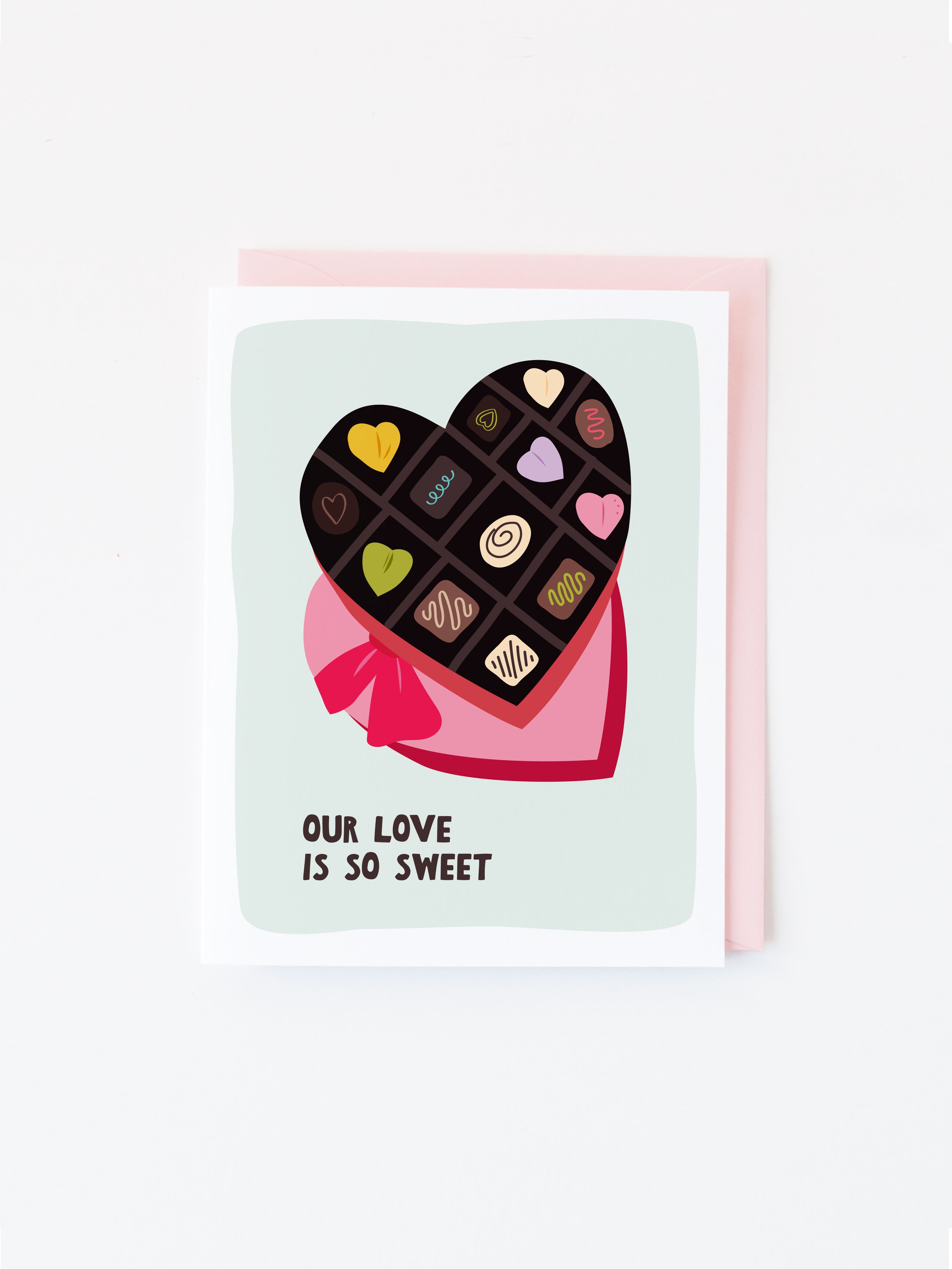 Chocolate Box Greeting Card